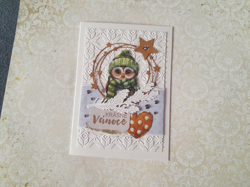 Přání Vánoční sova — foto 2