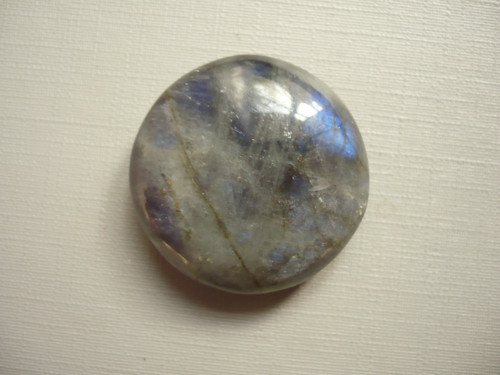 Nevrt. čočka - labradorit 28 mm, č.22s — foto 3