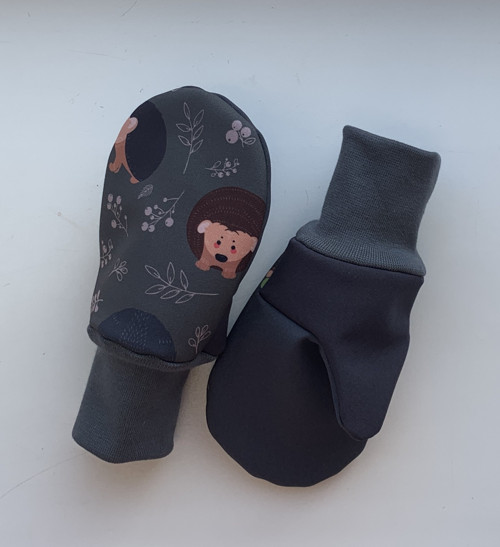 Softshellové rukavice-ježci — foto 3