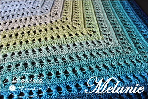 NÁVOD na háčkovaný šátek - MELANIE — foto 3