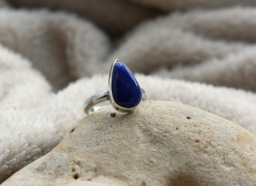 Prstýnek lapis lazuli — foto 2