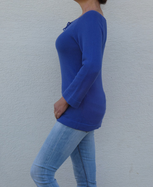 Indigo so šnurovačkou — foto 3