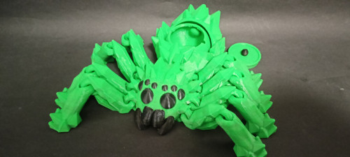 Krystalový Pavouk - 12,5 cm - 3D Tisk — foto 4