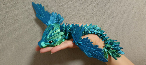 Mládě Opeřeného Hada - 25 cm - 3D Tisk — foto 2