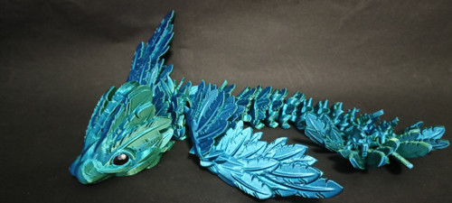 Mládě Opeřeného Hada - 25 cm - 3D Tisk — foto 6