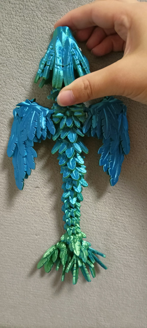Mládě Opeřeného Hada - 25 cm - 3D Tisk — foto 5