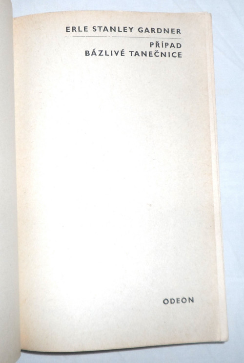 E. Stanley Gardner: PŘÍPAD bázlivé tanečnice, 1973 — foto 2