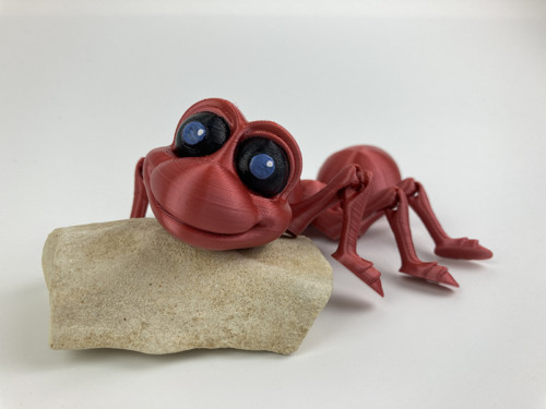 Flexi mravenec - červený, 3D tisk — foto 3