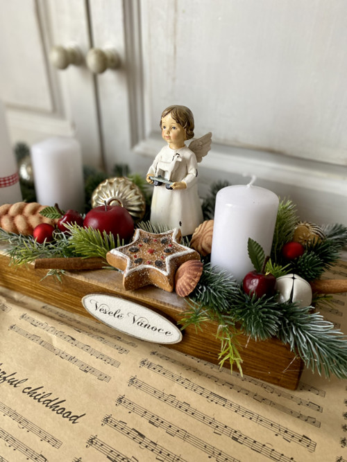 Adventní nostalgický svícen — foto 4