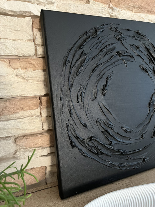 Black circle 40x40cm — foto 4