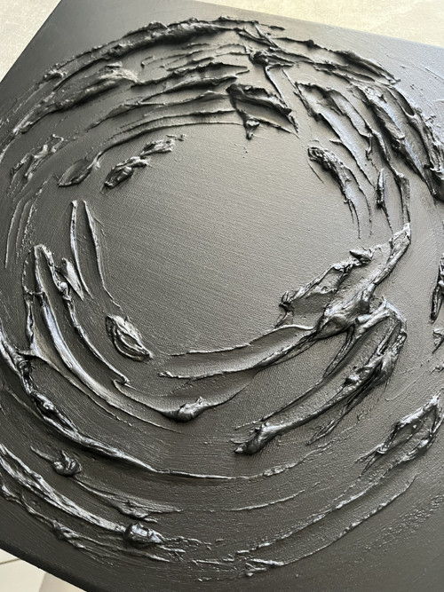 Black circle 40x40cm — foto 2