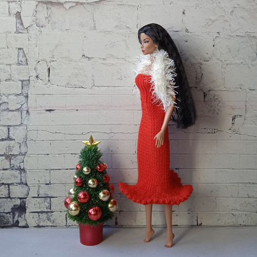 Oblečky pro Barbie, FR, Integrity - šaty, boa — foto 4
