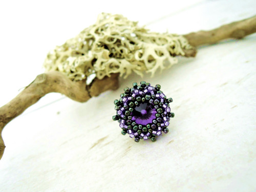 Swarovski prsten "Violet" - dámský — foto 5