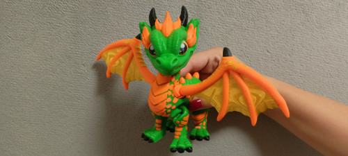Evropský Drak - 24x14 cm - 3D Tisk — foto 2