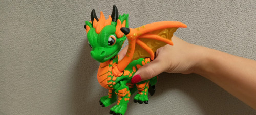 Evropský Drak - 24x14 cm - 3D Tisk — foto 3
