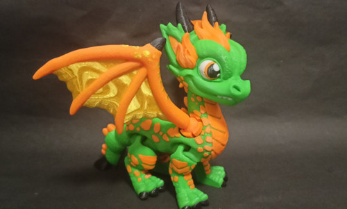 Evropský Drak - 24x14 cm - 3D Tisk — foto 4