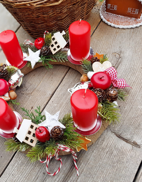 Adventní věneček na stůl — foto 3