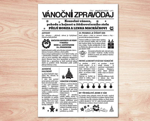 Vánoční Zpravodaj S Přáním A Koledami — foto 3