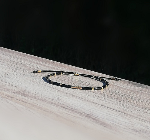 80*Jemný náramek Luxury black* — foto 2