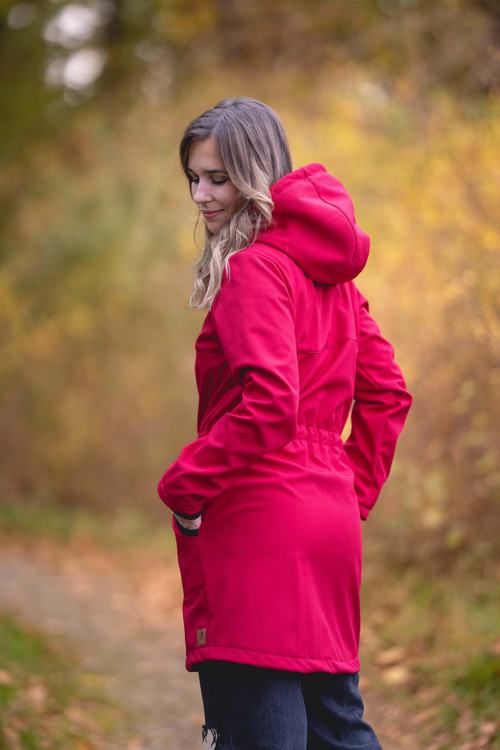 Parka Kombi tmavá červená — foto 5