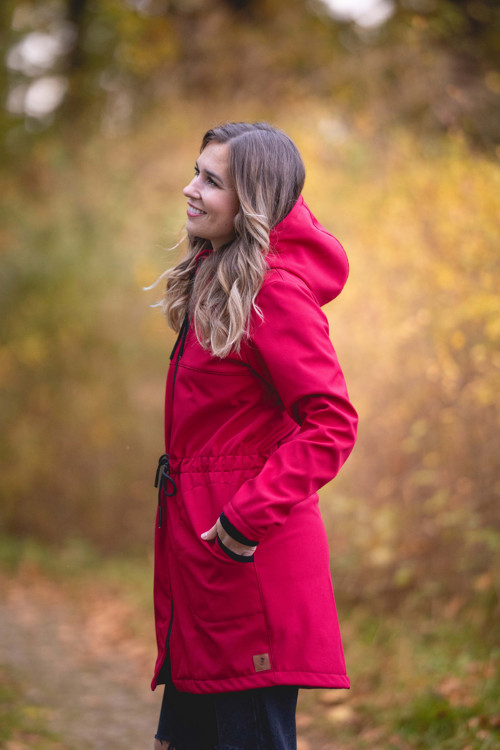 Parka Kombi tmavá červená — foto 3