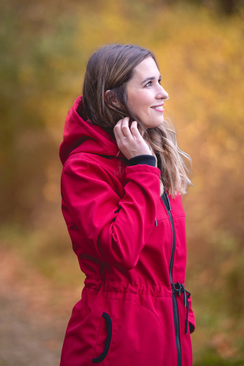 Parka Kombi tmavá červená — foto 6