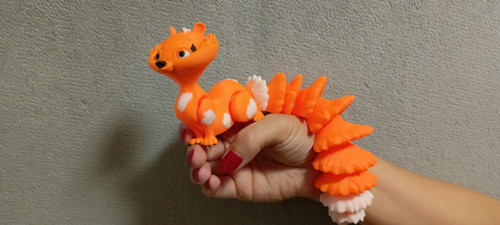 Flexi Veverka - 23,5 cm - 3D tisk — foto 2