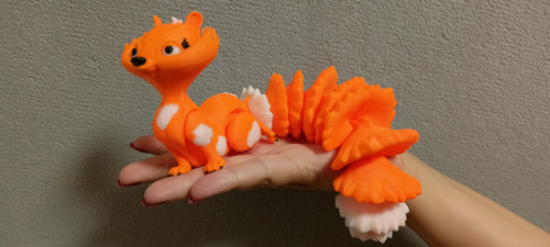 Flexi Veverka - 23,5 cm - 3D tisk — foto 4