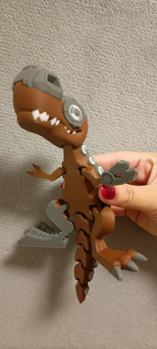 Flexi Tyranosaurus RoboRex - 20 cm - 3D tisk — foto 5