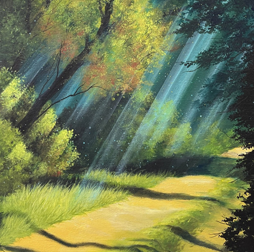 Lesní zákoutí - 30x30cm — foto 2