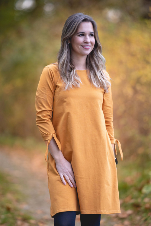 Šaty Koko+ okrová vazačka 3/4 — foto 3