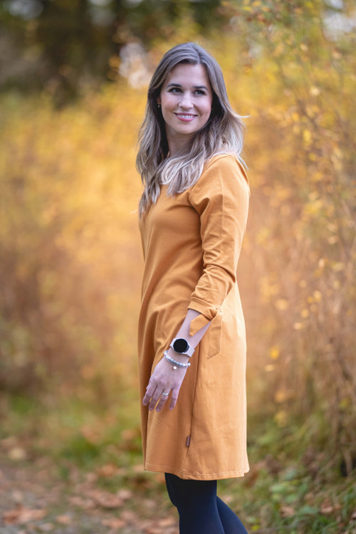 Šaty Koko+ okrová vazačka 3/4 — foto 6