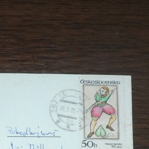 POHLEDNICE Mach a Šebestová • Adolf Born, 1985 — foto 2