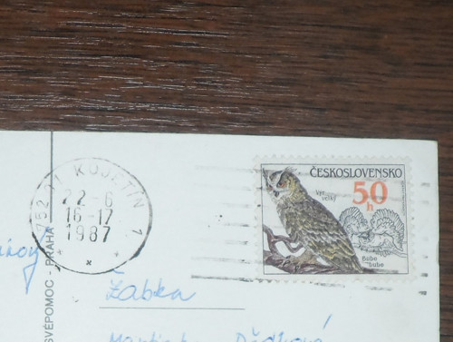 POHLEDNICE Mach a Šebestová • Adolf Born, 1987 — foto 2