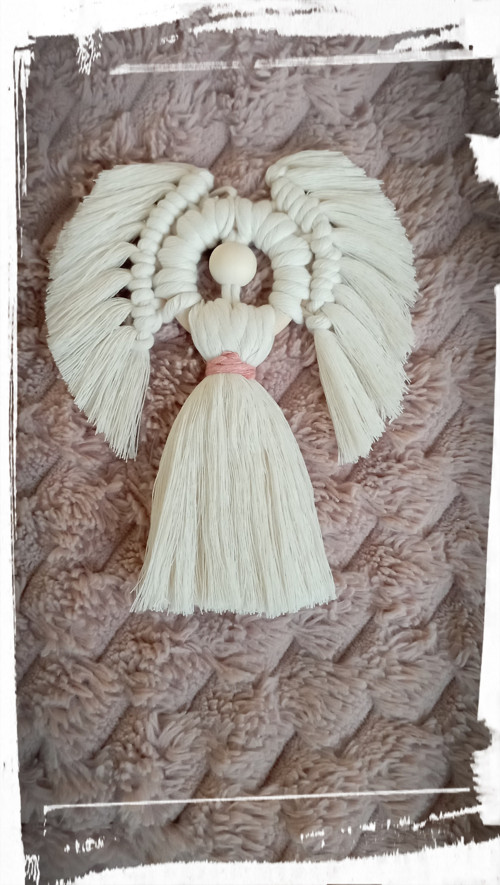 Macramé anděl — foto 3