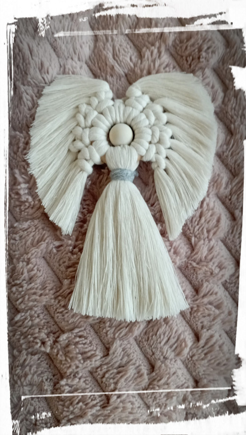 Macramé anděl — foto 4