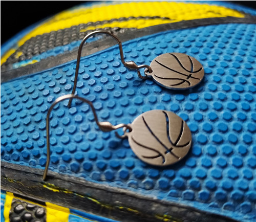 Basketbalové míče - náušničky — foto 2