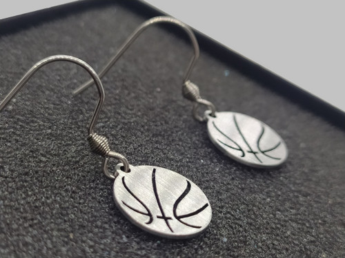 Basketbalové míče - náušničky — foto 4