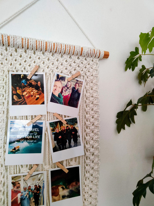 Macramé fotostěna Jako od babičky — foto 2