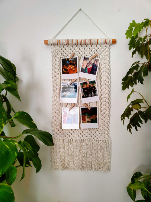 Macramé fotostěna Jako od babičky — foto 3