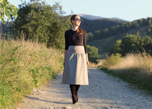 Béžová sukňa — foto 2
