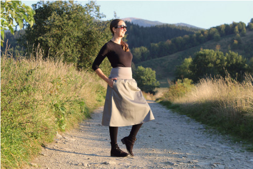 Béžová sukňa — foto 3