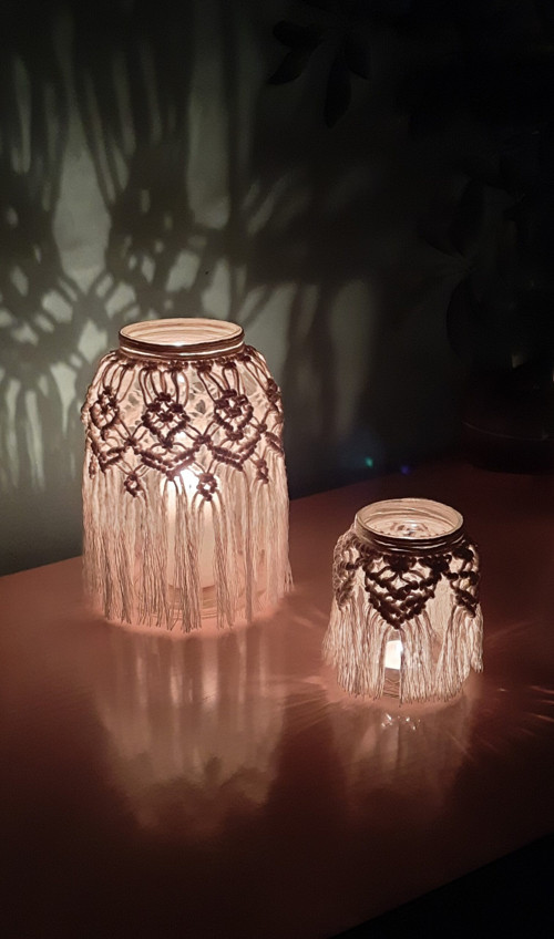 Macramé lucerna 2 - Dárek — foto 3