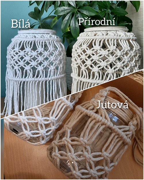 Macramé lucerna 2 - Dárek — foto 4