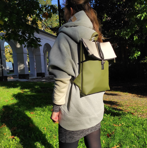 Ronya backpack khaki — foto 4