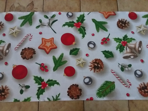 Ubrus baňky a šišky — foto 2