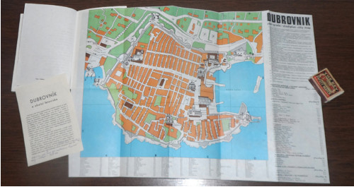 Turistický průvodce: DUBROVNÍK a mapa, 1988 — foto 6