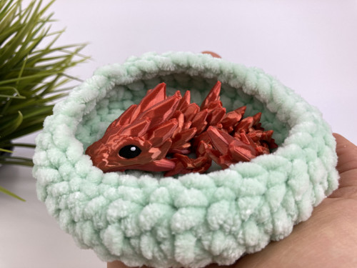 Drahokamový drobeček - ohnivá, 3D tisk — foto 5