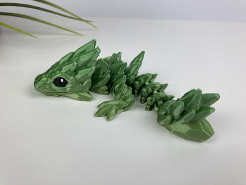 Drahokamový drobeček - zelený, 3D tisk — foto 2
