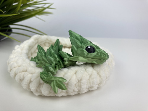 Drahokamový drobeček - zelený, 3D tisk — foto 3